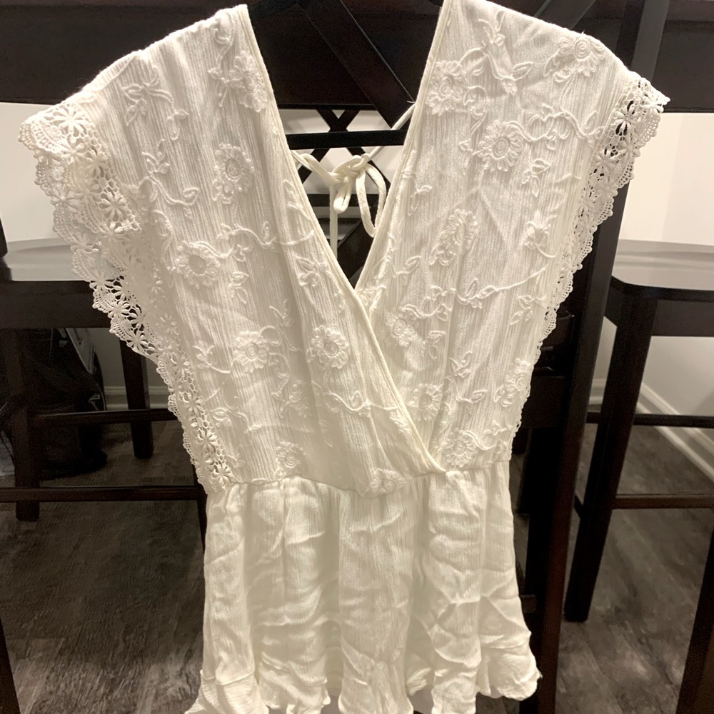 Altr’d state white romper SMALL